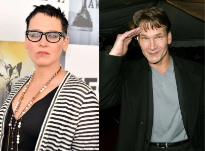 lori petty reveals patrick swayze s wild skydiving habit while filming point break
