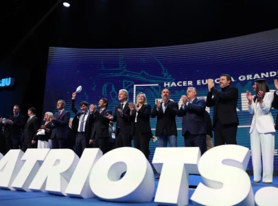 european far right makes show of force