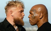mike tyson slaps jake paul at final face off ahead of texas showdown mike tyson slaps jake paul at final face off ahead of texas showdown