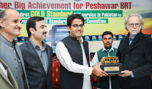 peshawar brt becomes 1st in subcontinent to get gold standard service award peshawar brt becomes 1st in subcontinent to get gold standard service award