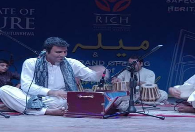 Pashto singer Rashid Ahmed Khan. PHOTO: FACEBOOK