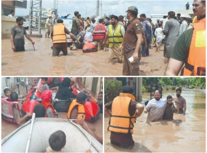 rains unleash urban flooding in peshawar rains unleash urban flooding in peshawar