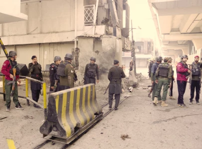 fc fends off terror attack on peshawar hq