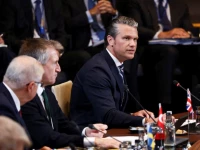 us secretary of defense pete hegseth attends a meeting of the north atlantic council nac during the nato defence ministers meeting at the alliance s headquarters in brussels belgium june 18 2026 reuters