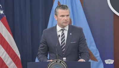 us secretary of defense pete hegseth holds a briefing at the pentagon after the u s struck iranian nuclear facilities during the israel iran conflict in arlington virginia us june 22 2025 in this still image taken from handout video photo reuters