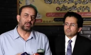 nadeem khan secretary of the all pakistan petrol pump owners association announces the postponement of the planned nationwide shutdown for two weeks during a press conference alongside petroleum minister ali pervaiz malik in islamabad on wednesday screengrab