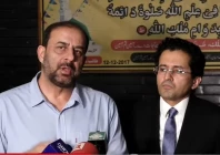 nadeem khan secretary of the all pakistan petrol pump owners association announces the postponement of the planned nationwide shutdown for two weeks during a press conference alongside petroleum minister ali pervaiz malik in islamabad on wednesday screengrab
