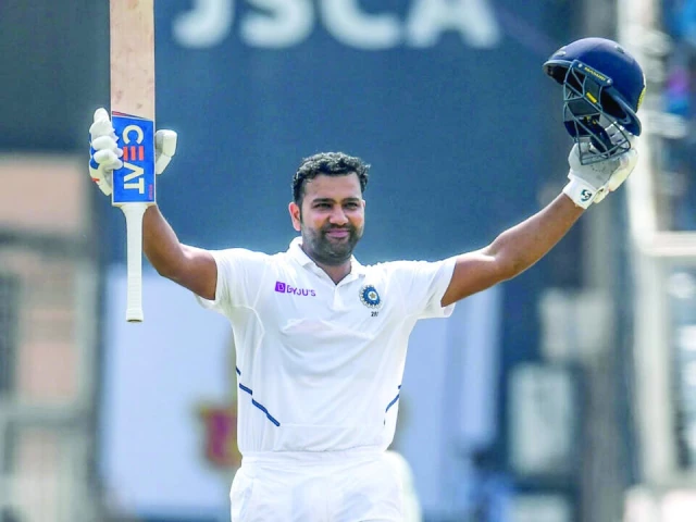 rohit sharma s highest test score was 212 he posted against south africa in ranchi in 2019 photo afp file rohit sharma s highest test score was 212 he posted against south africa in ranchi in 2019 photo afp file