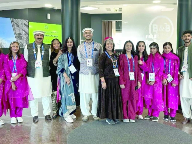 the special olympics pakistan contingent donning traditional pakistani attire before departing for the alpine arena in turin for the special olympics world winter games opening ceremony photo courtesy sop the special olympics pakistan contingent donning traditional pakistani attire before departing for the alpine arena in turin for the special olympics world winter games opening ceremony photo courtesy sop