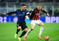inter milan s lautaro martinez in action with ac milan s strahinja pavlovic photo reuters inter milan s lautaro martinez in action with ac milan s strahinja pavlovic photo reuters