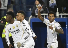 real madrid s brazilian forward rodrygo secured the visitors a much needed victory at alaves photo afp