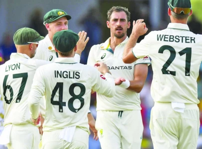 aus hit back after strong wi effort in test aus hit back after strong wi effort in test