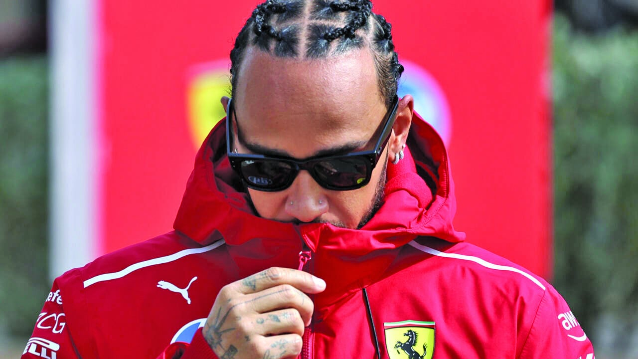 lewis hamilton will make his race debut for ferrari in melbourne photo afp