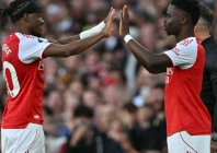 arsenal are three points clear of manchester city in the premier league title race photo afp file