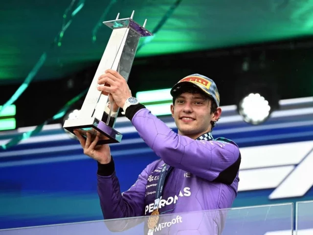 kimi antonelli leads george russell by 20 points after four rounds of the 22 race championship photo afp file kimi antonelli leads george russell by 20 points after four rounds of the 22 race championship photo afp file