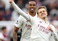 arsenal are in pole position in the premier league title race photo afp file