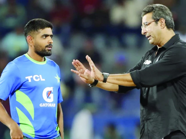 wasim akram wants to see mohammad rizwan as a middle order batter in the champions trophy photo afp file wasim akram wants to see mohammad rizwan as a middle order batter in the champions trophy photo afp file