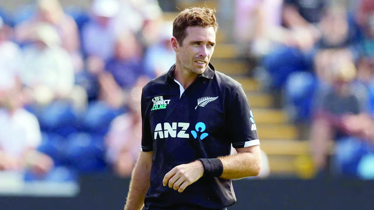 former pacer tim southee says it s something different not having trent and himself at an icc event but at the same time it s exciting photo afp file