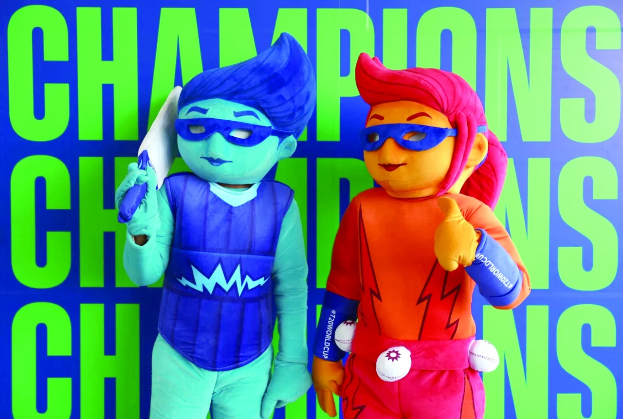 the champions trophy mascots put up a show in rawalpindi photo icc the champions trophy mascots put up a show in rawalpindi photo icc