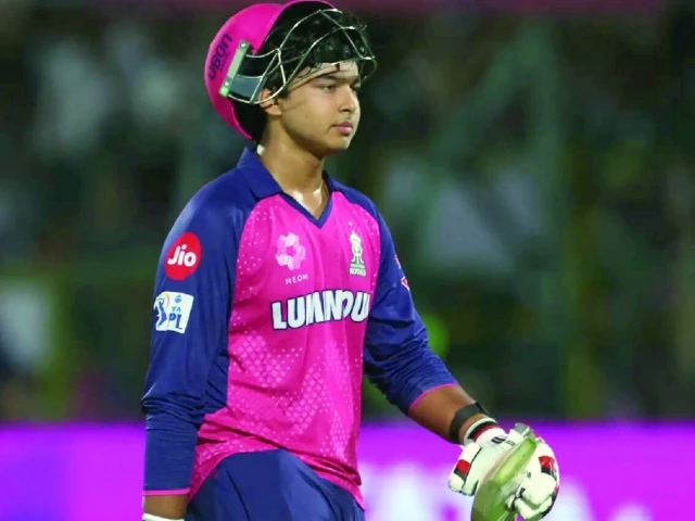 vaibhav suryavansh scored 34 off 20 balls in jaipur including three sixes and two fours photo afp vaibhav suryavansh scored 34 off 20 balls in jaipur including three sixes and two fours photo afp