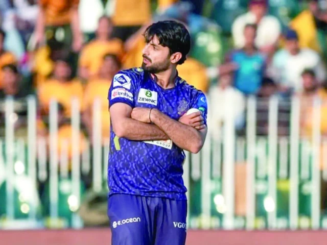 mystery spinner abrar ahmed in action for quetta gladiators in the ongoing hbl psl 10 photo pcb