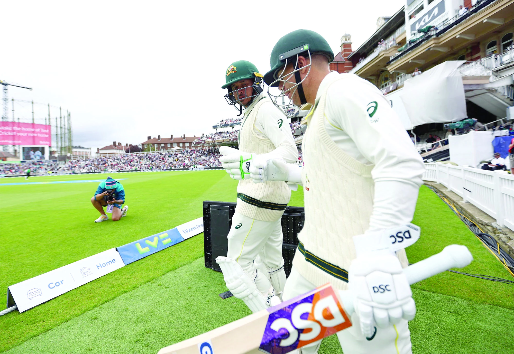 australia s david warner and usman khawaja take to the field for the final time together photo reuters australia s david warner and usman khawaja take to the field for the final time together photo reuters