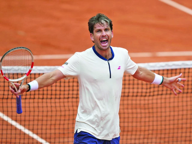 britain s cameron norrie needed five sets to get past 11th seed daniil medvedev of russia photo afp