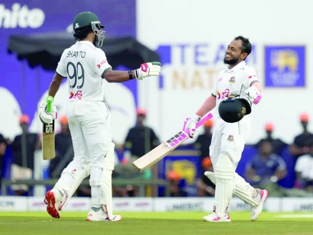 najmul hossain shanto and mushfiqur rahim centuries deflated sri lanka photo afp najmul hossain shanto and mushfiqur rahim centuries deflated sri lanka photo afp