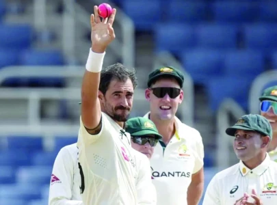 starc rips through wi in day night test starc rips through wi in day night test