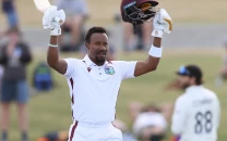 hodge ton sees west indies save follow on