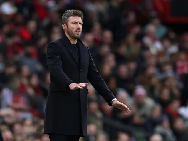manchester united interim manager michael carrick reacts photo reuters manchester united interim manager michael carrick reacts photo reuters
