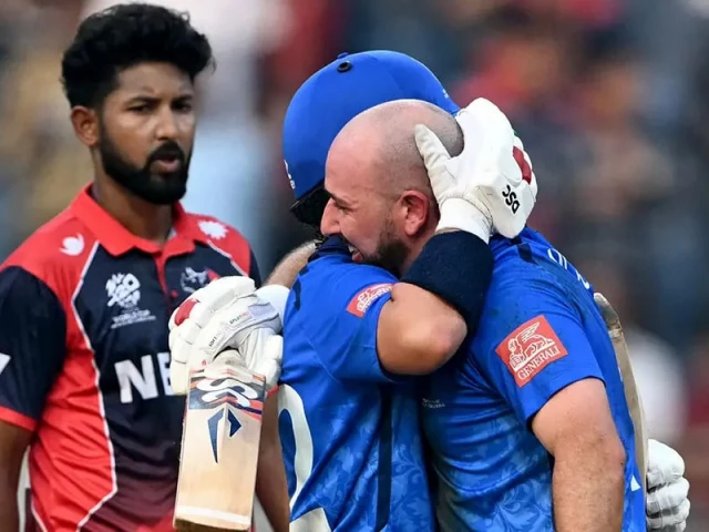 brothers justin mosca and anthony mosca celebrate after a dominating 10 wicket victory photo afp brothers justin mosca and anthony mosca celebrate after a dominating 10 wicket victory photo afp