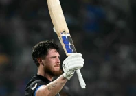 new zealand s finn allen celebrates his century photo afp