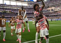 folarin balogun led the line for a rampaging united states against paraguay photo afp