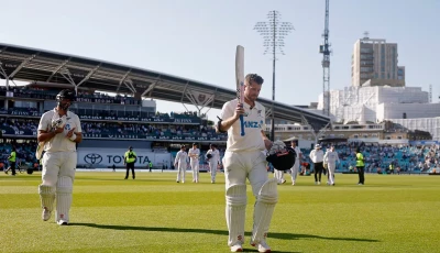 new zealand s henry nicholls walks off after the end of play for day 3 photo reuters