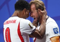 harry kane and jude bellingham celebrate after scoring the equaliser against dr congo in the world cup round of 32 photo afp harry kane and jude bellingham celebrate after scoring the equaliser against dr congo in the world cup round of 32 photo afp