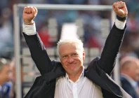 didier deschamps celebrates at the end of france s 2 0 win over morocco in the world cup quarter finals on thursday photo afp