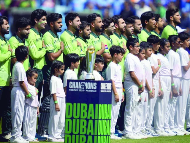 defending champions pakistan failed to qualify for the champions trophy semis after back to back defeats photo afp