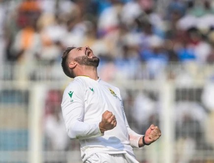 on a role south africa s aiden markram celebrates the wicket of india s washington sundar in the first test photo afp