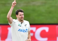 five star new zealand s jacob duffy celebrates the wicket of west indies jayden seales photo afp five star new zealand s jacob duffy celebrates the wicket of west indies jayden seales photo afp