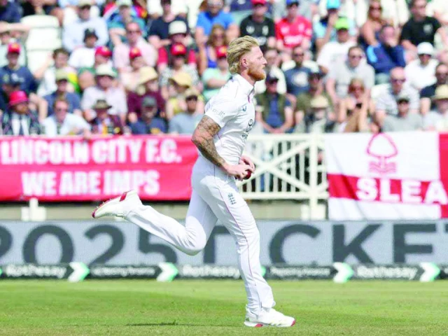 england captain ben stokes took two wickets for no runs in 11 balls in a one off test against zimbabwe at trent bridge photo afp england captain ben stokes took two wickets for no runs in 11 balls in a one off test against zimbabwe at trent bridge photo afp