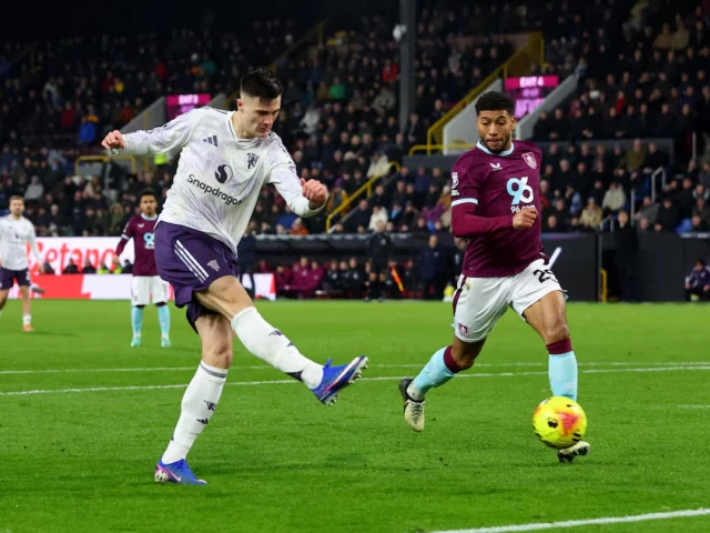 manchester united s benjamin sesko scores their first goal photo reuters manchester united s benjamin sesko scores their first goal photo reuters