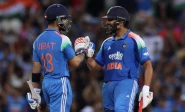 incredible india s rohit sharma and virat kohli celebrate after winning the match photo reuters file