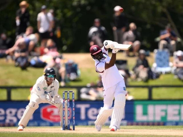 resilient kemar roach played a crucial knock down the order photo afp resilient kemar roach played a crucial knock down the order photo afp
