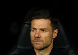 real madrid coach xabi alonso before the match photo reuters