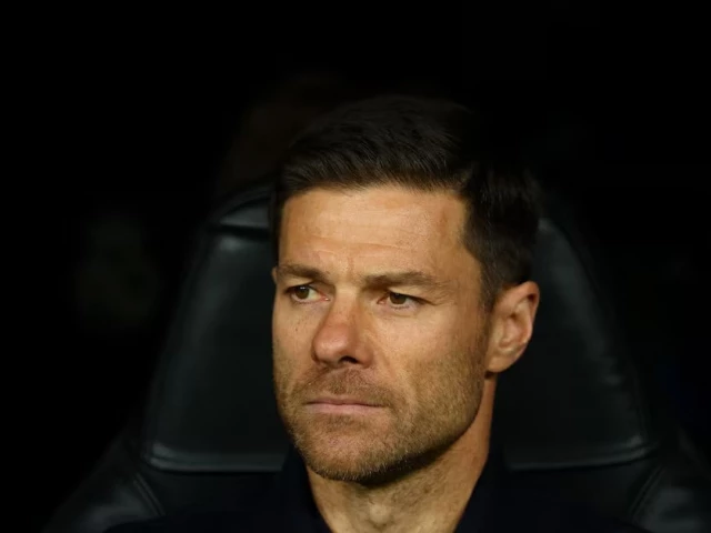 real madrid coach xabi alonso before the match photo reuters
