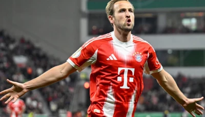 bayern munich forward harry kane scored the opener as his side sank bayer leverkusen in the german cup semi finals photo afp