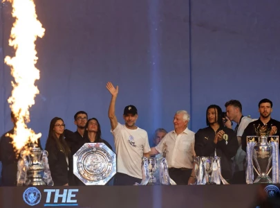 guardiola saluted by michael jordan at man city farewell party guardiola saluted by michael jordan at man city farewell party