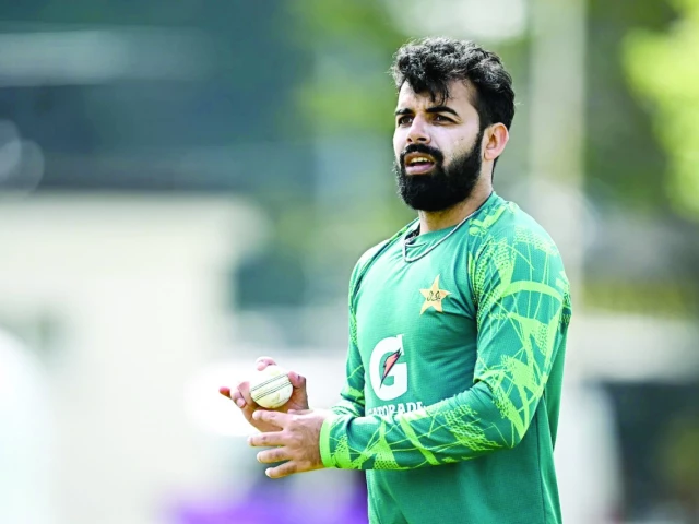 vice captain shadab khan is optimistic to lead pakistan s upcoming generation photo afp vice captain shadab khan is optimistic to lead pakistan s upcoming generation photo afp