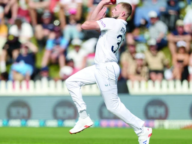 england paceman gus atkinson in action against new zealand during the second test in wellington in december photo afp file england paceman gus atkinson in action against new zealand during the second test in wellington in december photo afp file